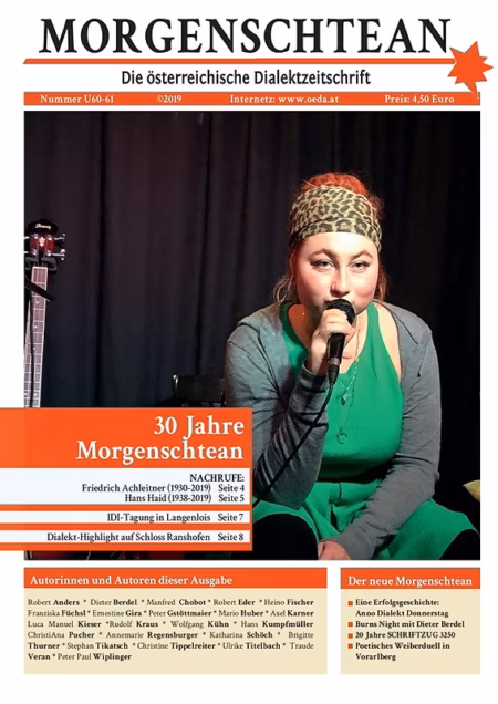 Morgenschtean U60–61 / Mai 2019